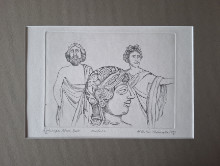 Asclépios, Athéna et Apollon (17x23 cm)